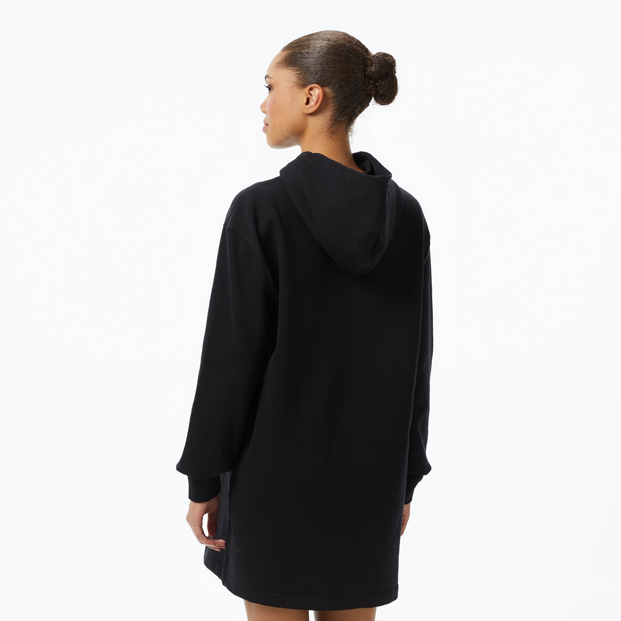 Calvin Klein Monologo Premium Terry  Kadın Siyah Elbise