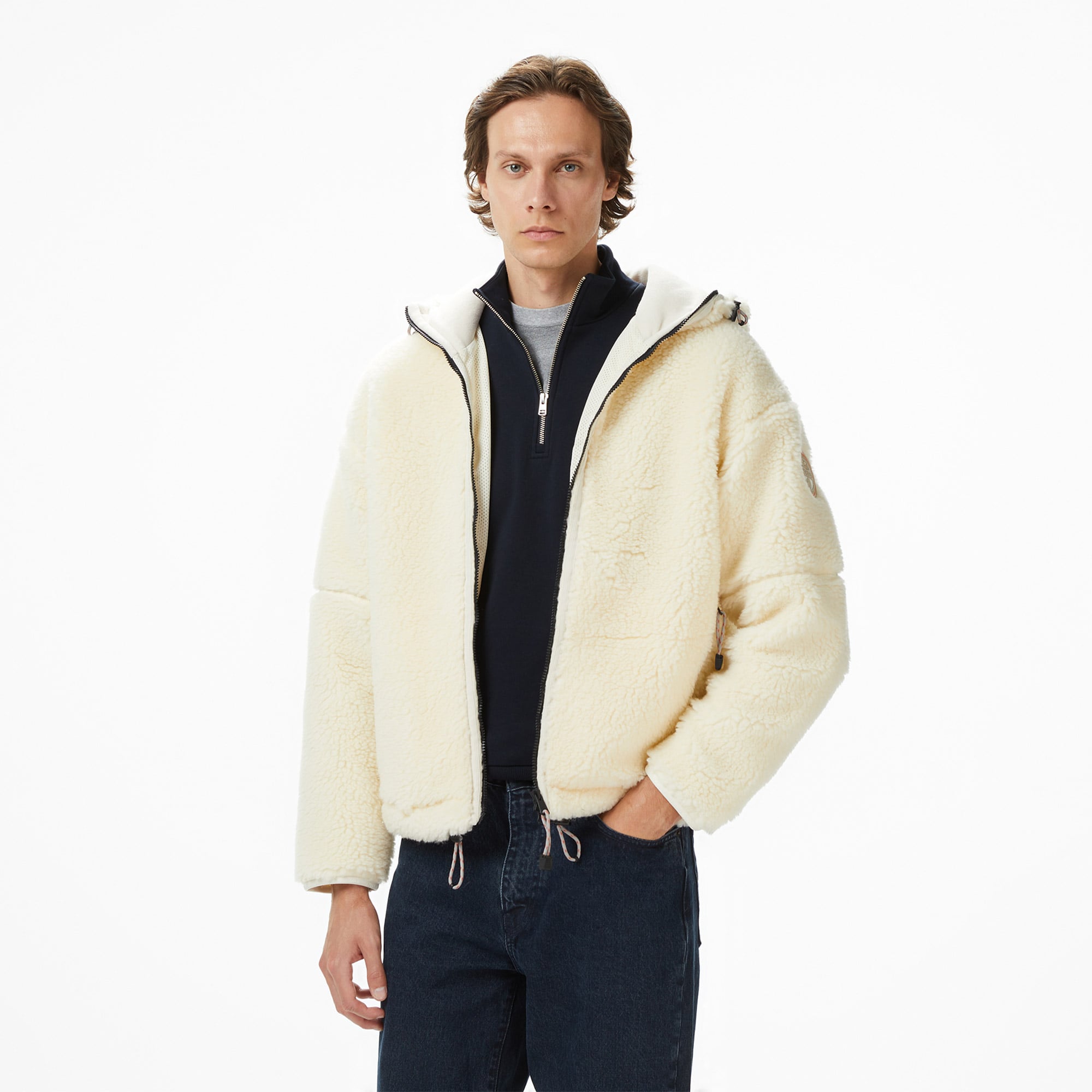  Napapijri T-Tires Erkek Bej Sweatshirt