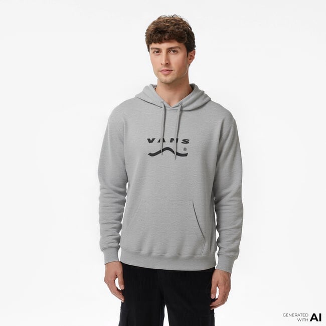  Vans Deteremined Pullover Erkek Gri Sweatshırt