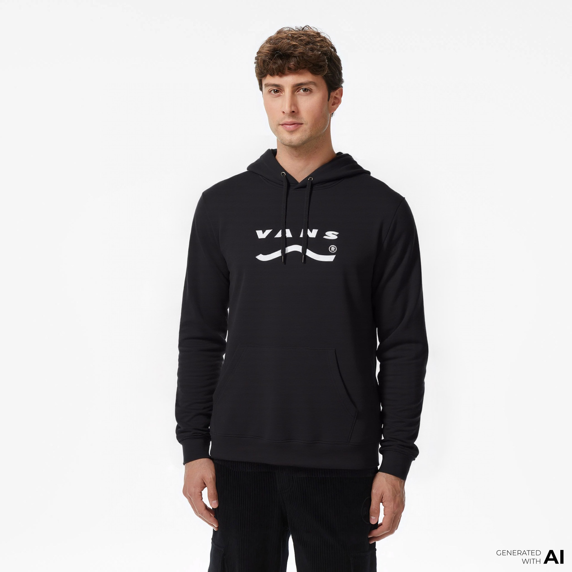 Vans Deteremined Pullover Erkek Siyah Sweatshırt