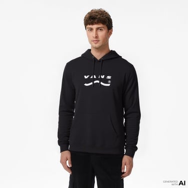  Vans Deteremined Pullover Erkek Siyah Sweatshırt