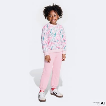  adidas Adiraptor Set Bebek Pembe Eşofman Takımı