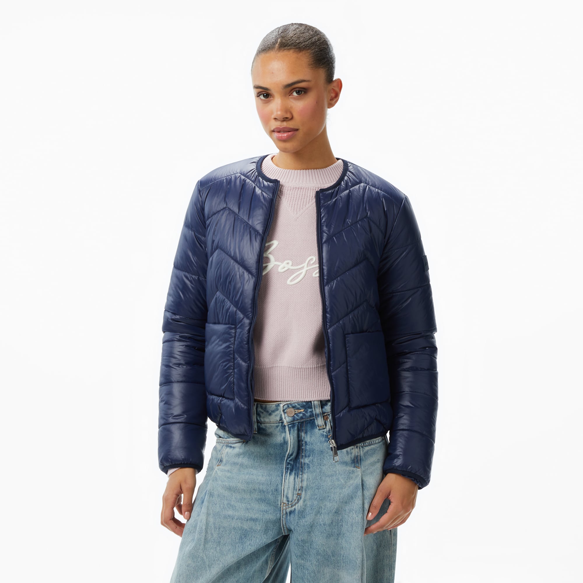  Boss Palatti Kadın Lacivert Mont