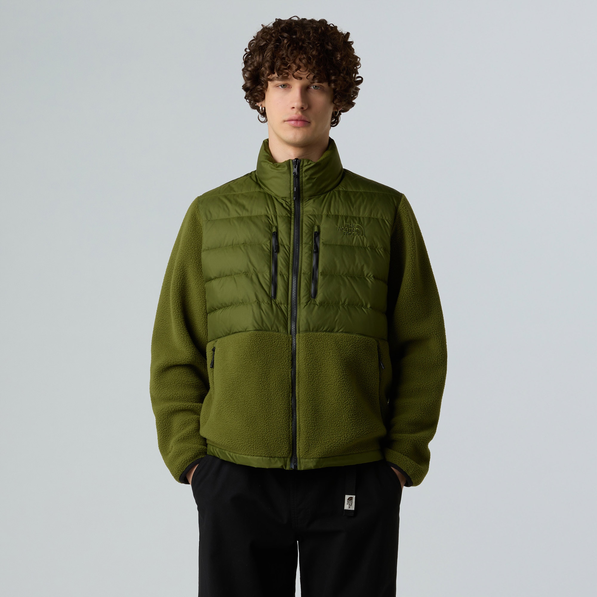 The North Face Rmst Denali Tek Hybrid Erkek Yeşil Mont