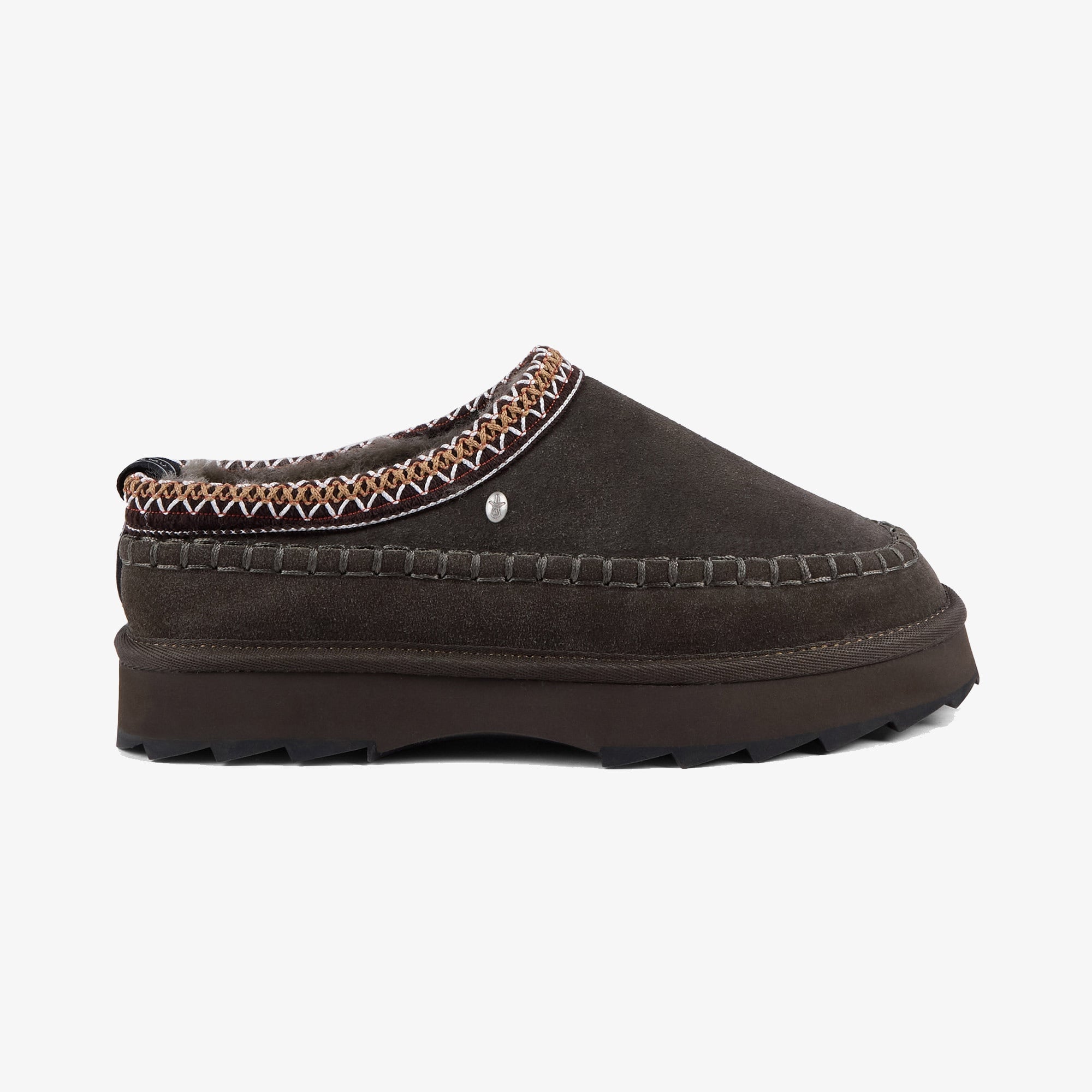 Emu Australia Sharky Adventure Scuff Kadın Gri Terlik