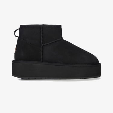  Emu Australia Stinger Micro Flatform Kadın Siyah Bot