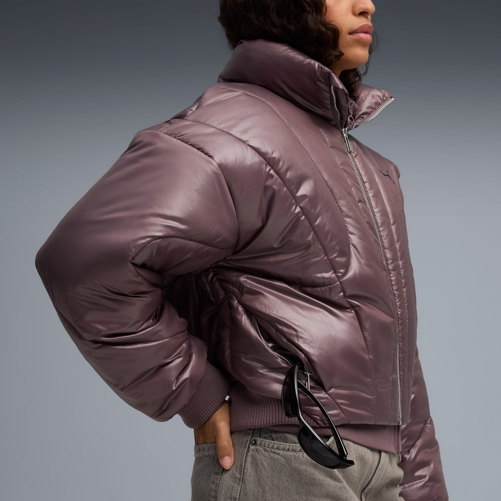 Puma Dare To Puffer  Kadın Bordo Ceket