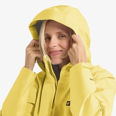  Jack Wolfskin Trailtime 2L Kadın Sarı Ceket