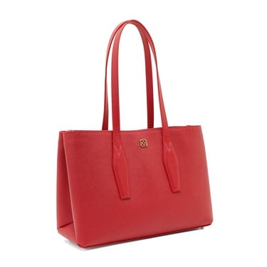  Drake Kırmızı Kadın Deri Omuz Çantası