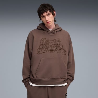  Puma X Ripndip Boxy Erkek Kahverengi Sweatshirt