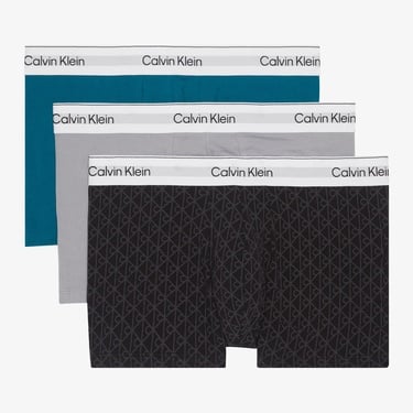  Calvin Klein Trunk 3'Lü Erkek Renkli Boxer