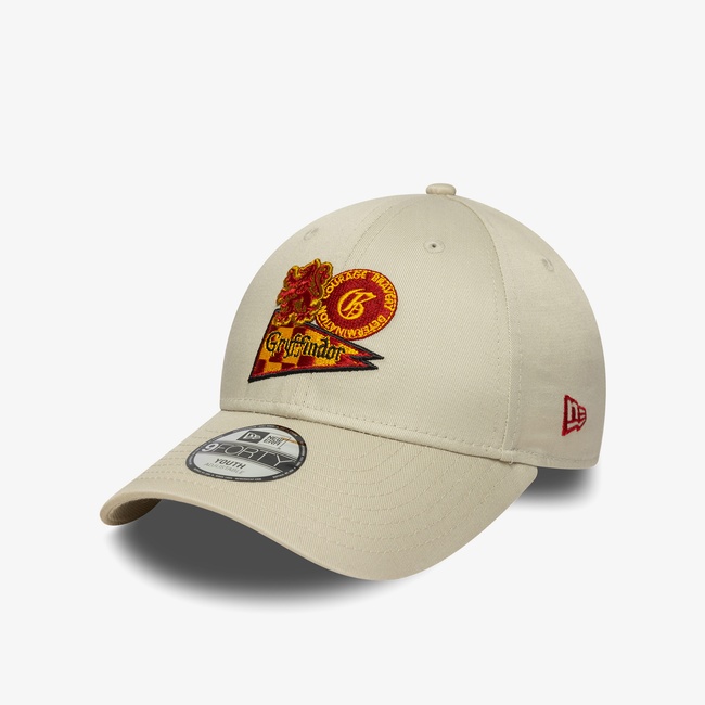  New Era Harry Potter Gryffindor Warner Brothers 9Forty Çocuk Krem Şapka