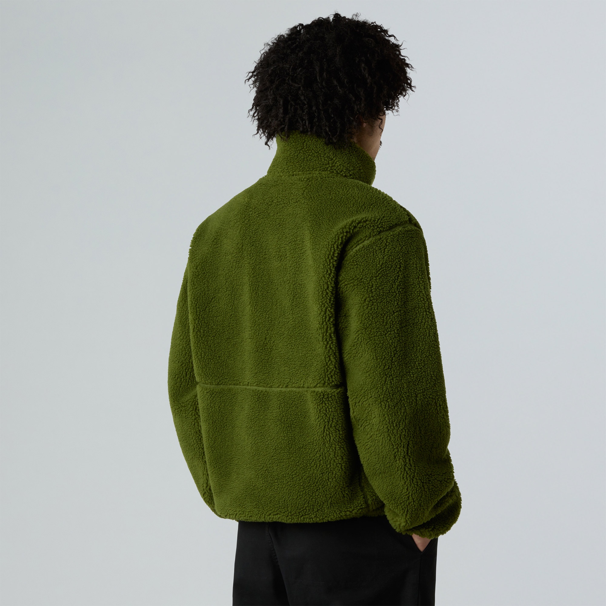 The North Face Extreme Pile Full Zip Erkek Yeşil Polar