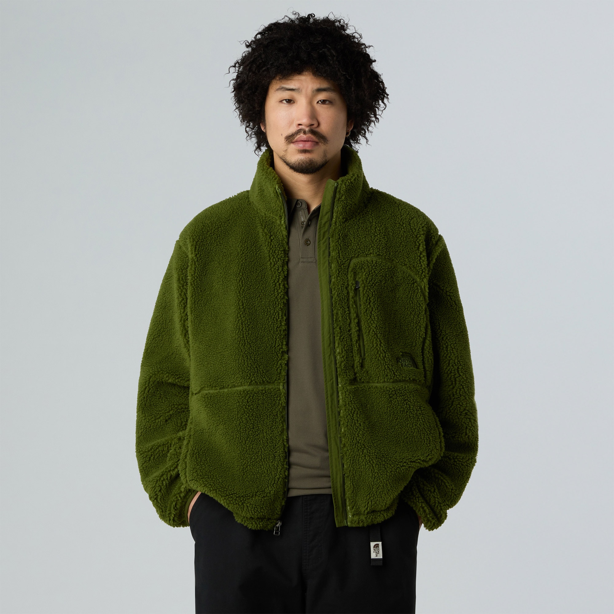 The North Face Extreme Pile Full Zip Erkek Yeşil Polar