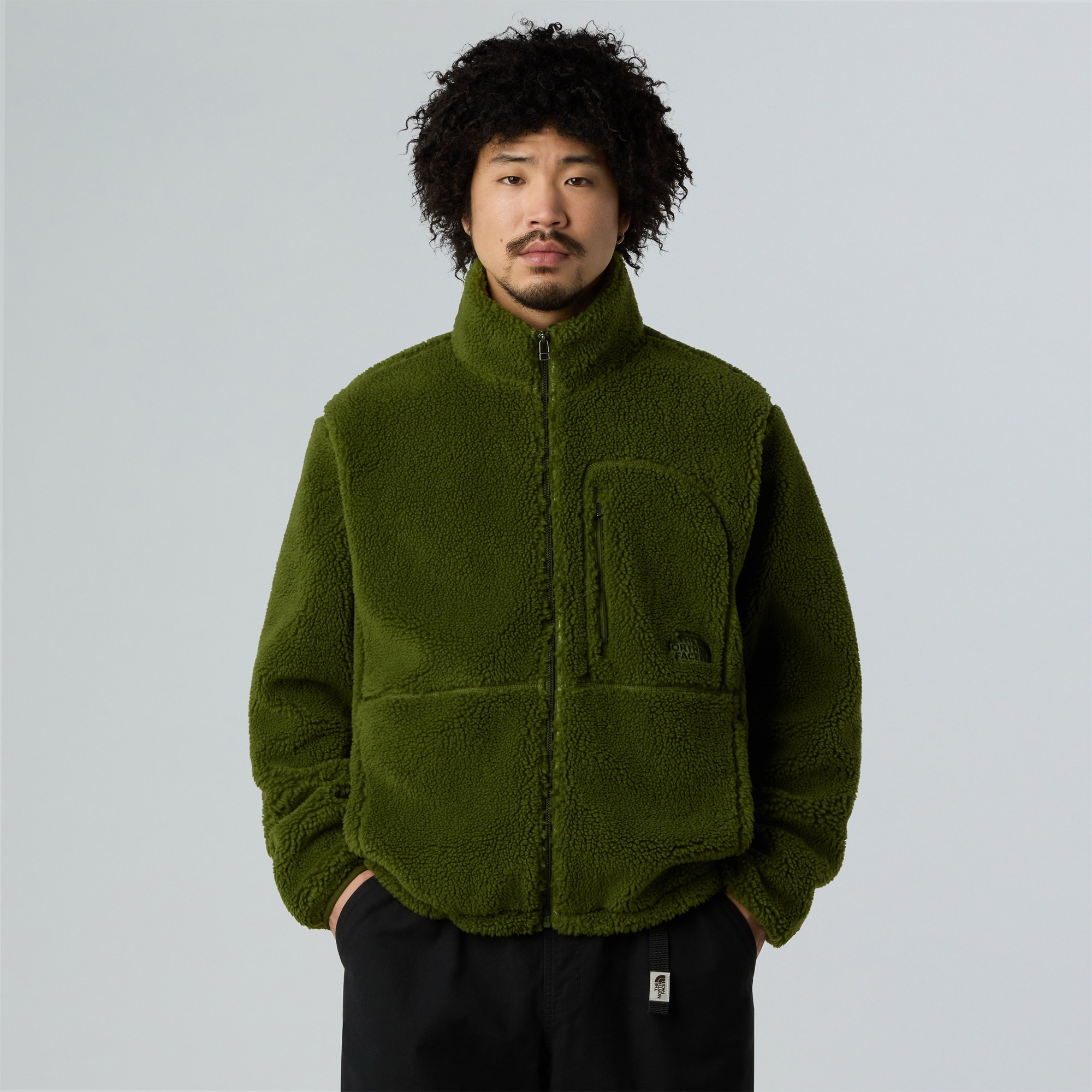 The North Face Extreme Pile Full Zip Erkek Yeşil Polar