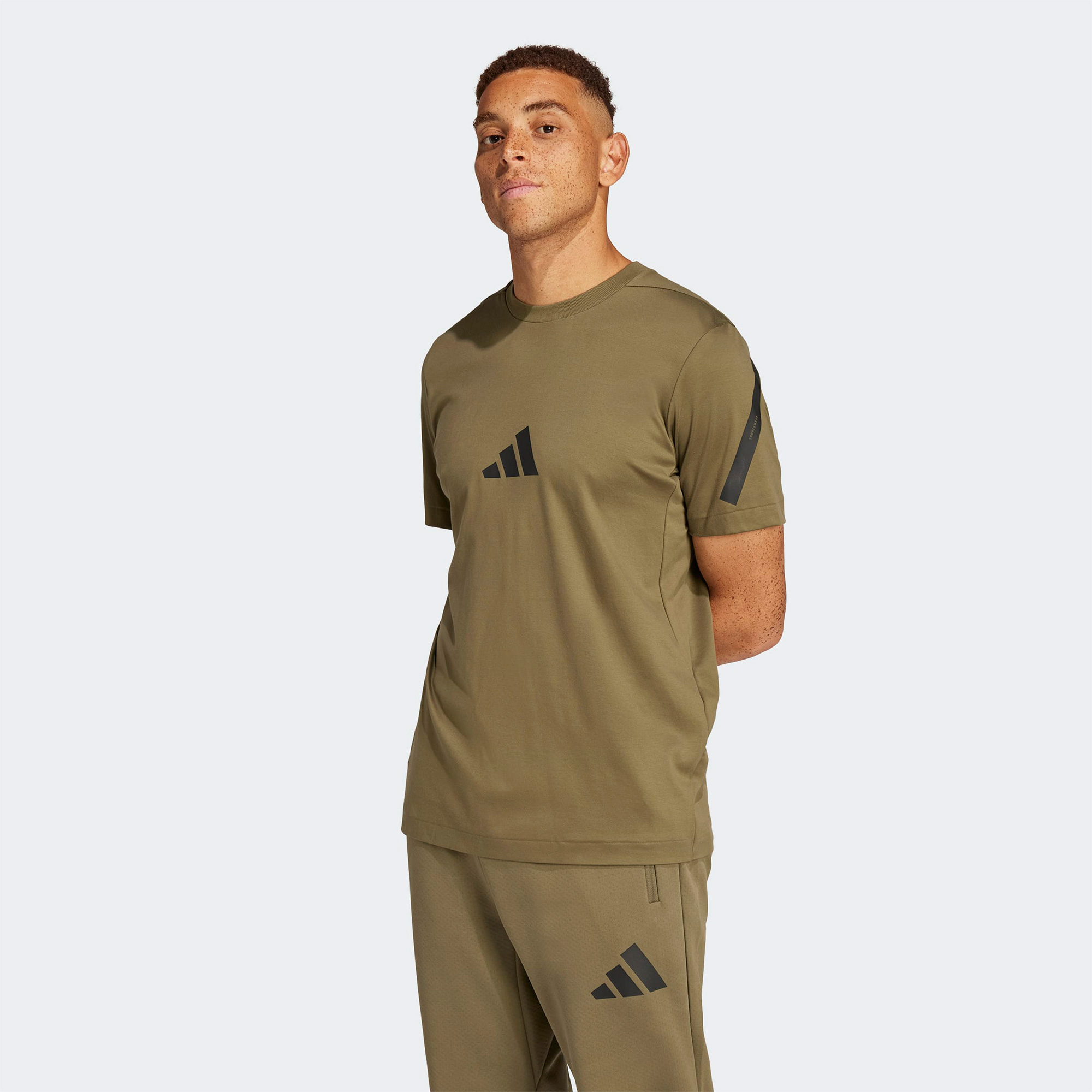  adidas ZNE Erkek Yeşil T-Shirt