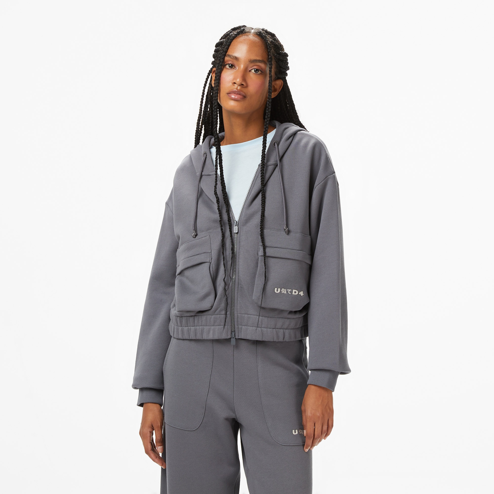 UNITED4 Kadın Gri Sweatshirt