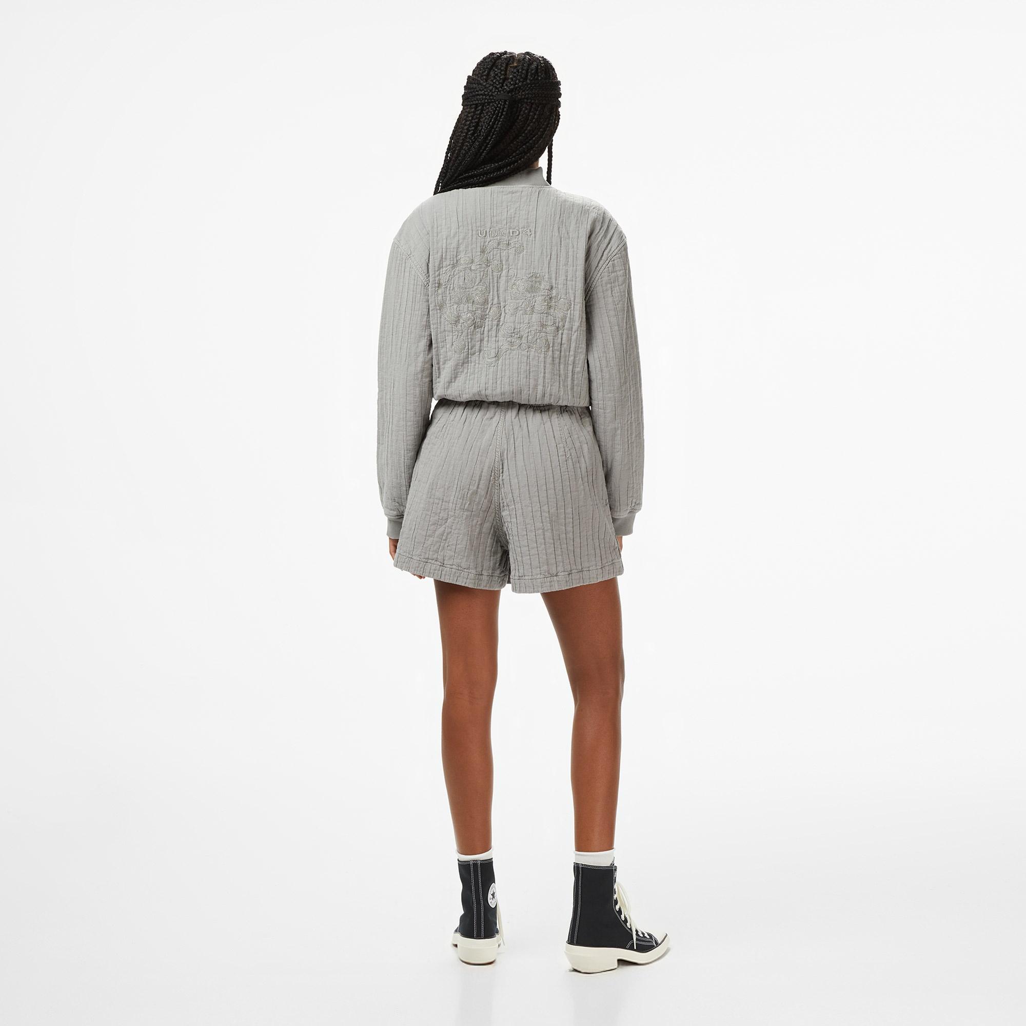 UNITED4 Kadın Gri Etek