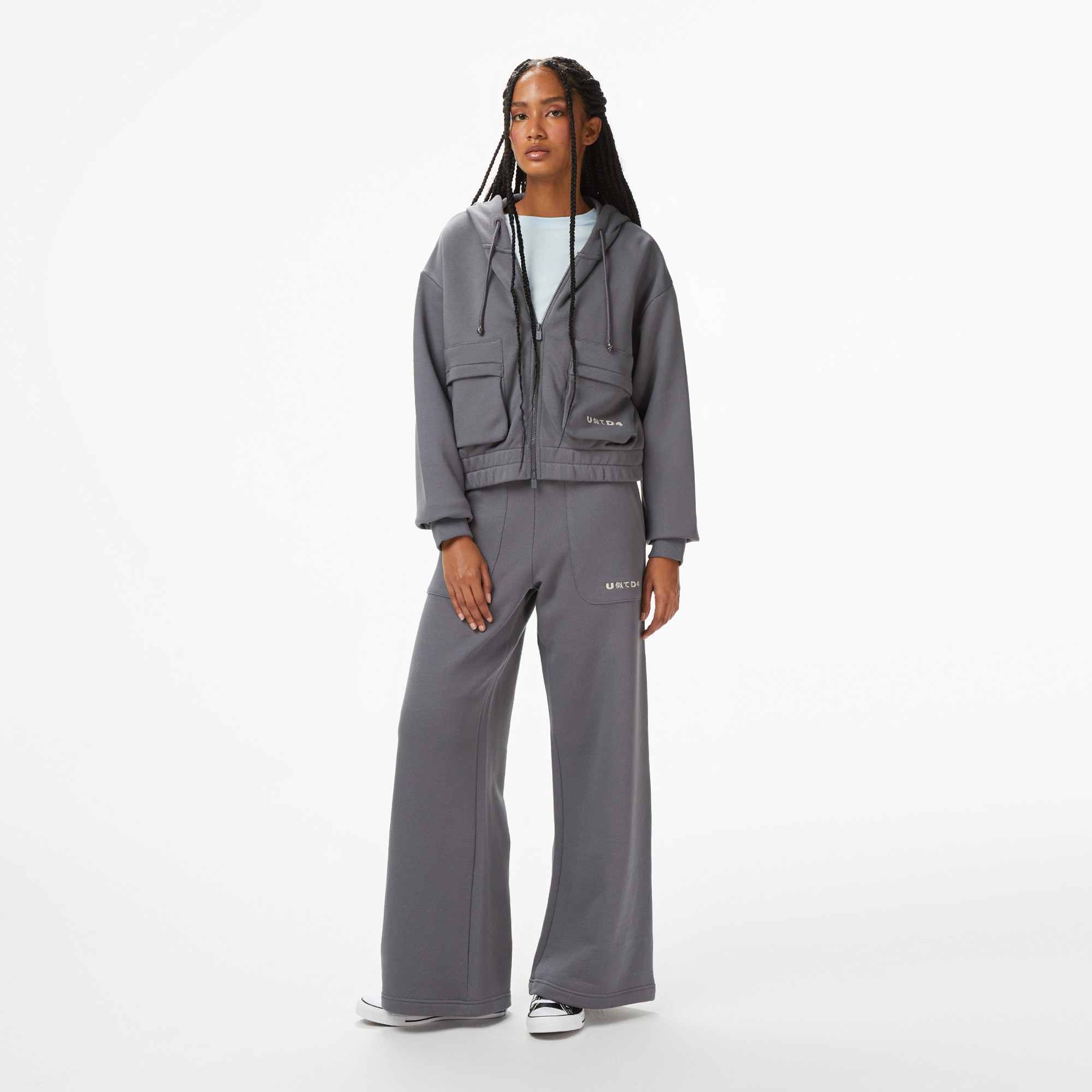 UNITED4 Kadın Gri Eşofman Altı