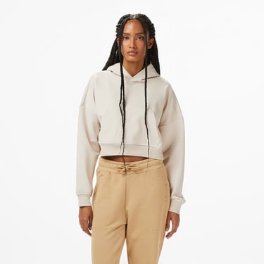  UNITED4 Kadın Gri Kapüşonlu Sweatshirt