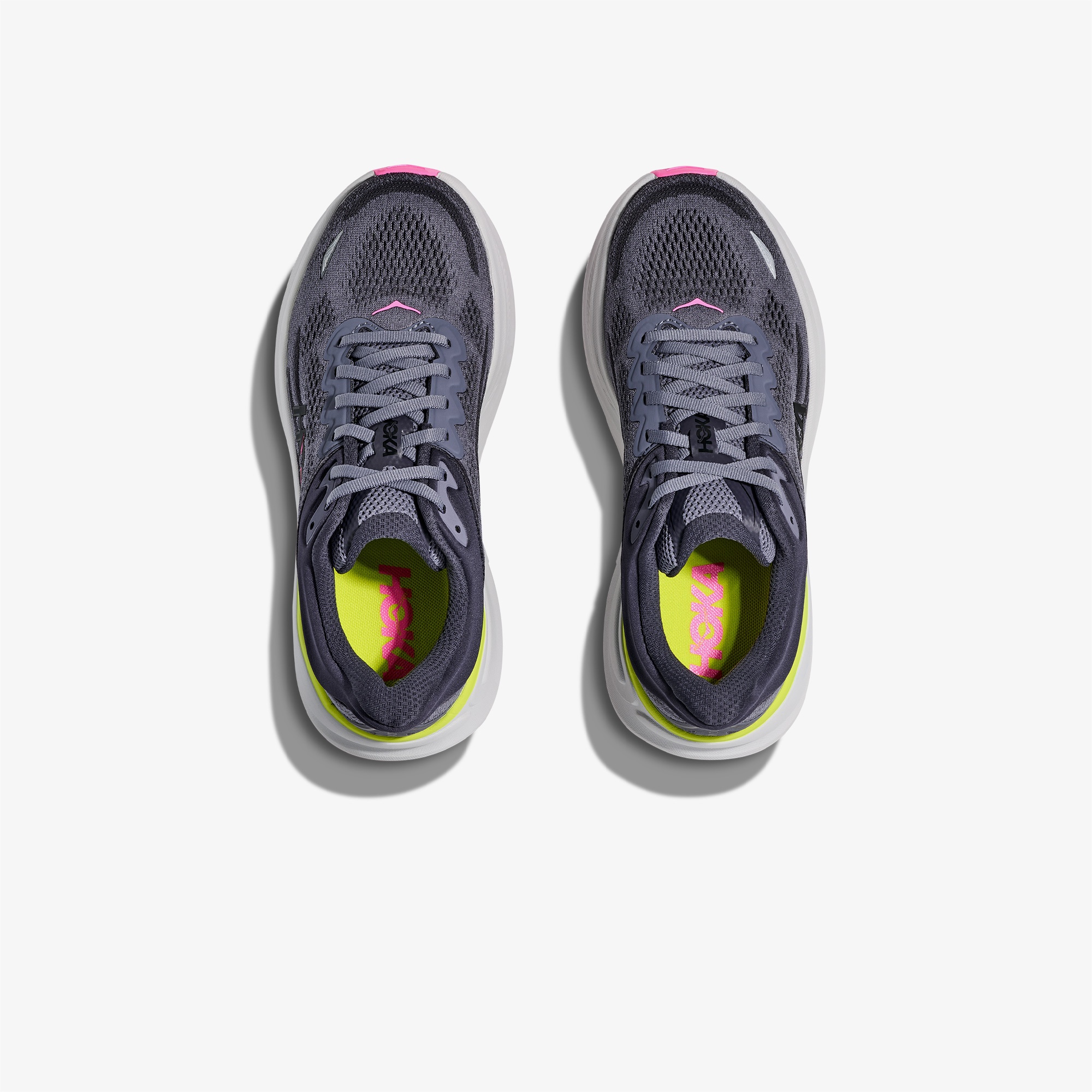 Hoka Bondi 9 Kadın Gri Koşu Ayakkabısı