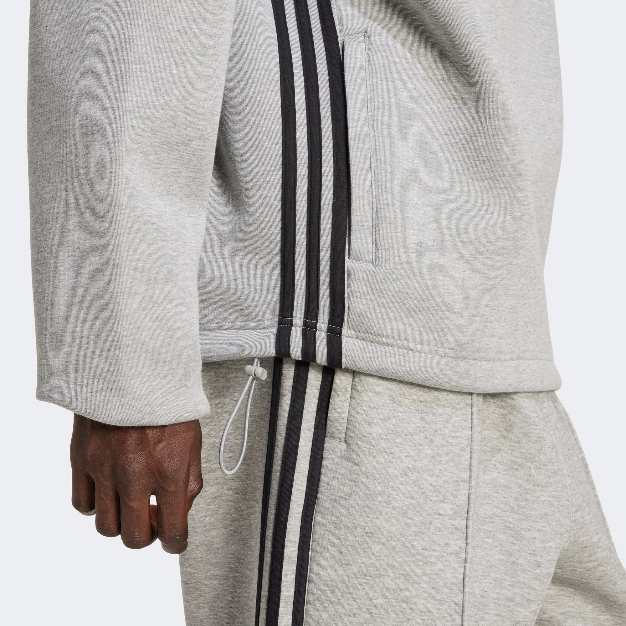 adidas Adicolor Spacer Drill Gri Erkek Üst