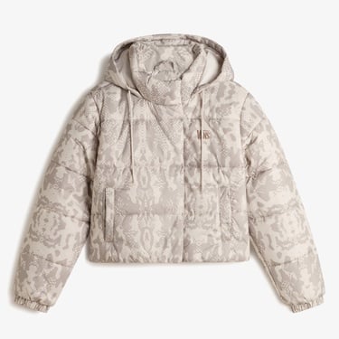  Vans Hillgate Aop Cropped Puffer Kadın Gri Mont