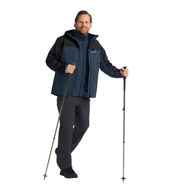  Jack Wolfskin Wild Places 3in3 Erkek Lacivert Ceket