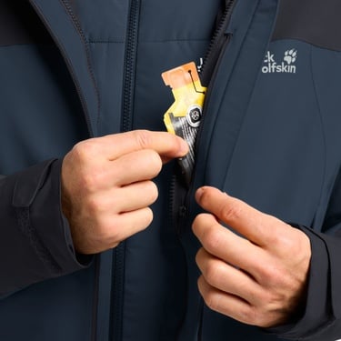  Jack Wolfskin Wild Places 3in3 Erkek Lacivert Ceket