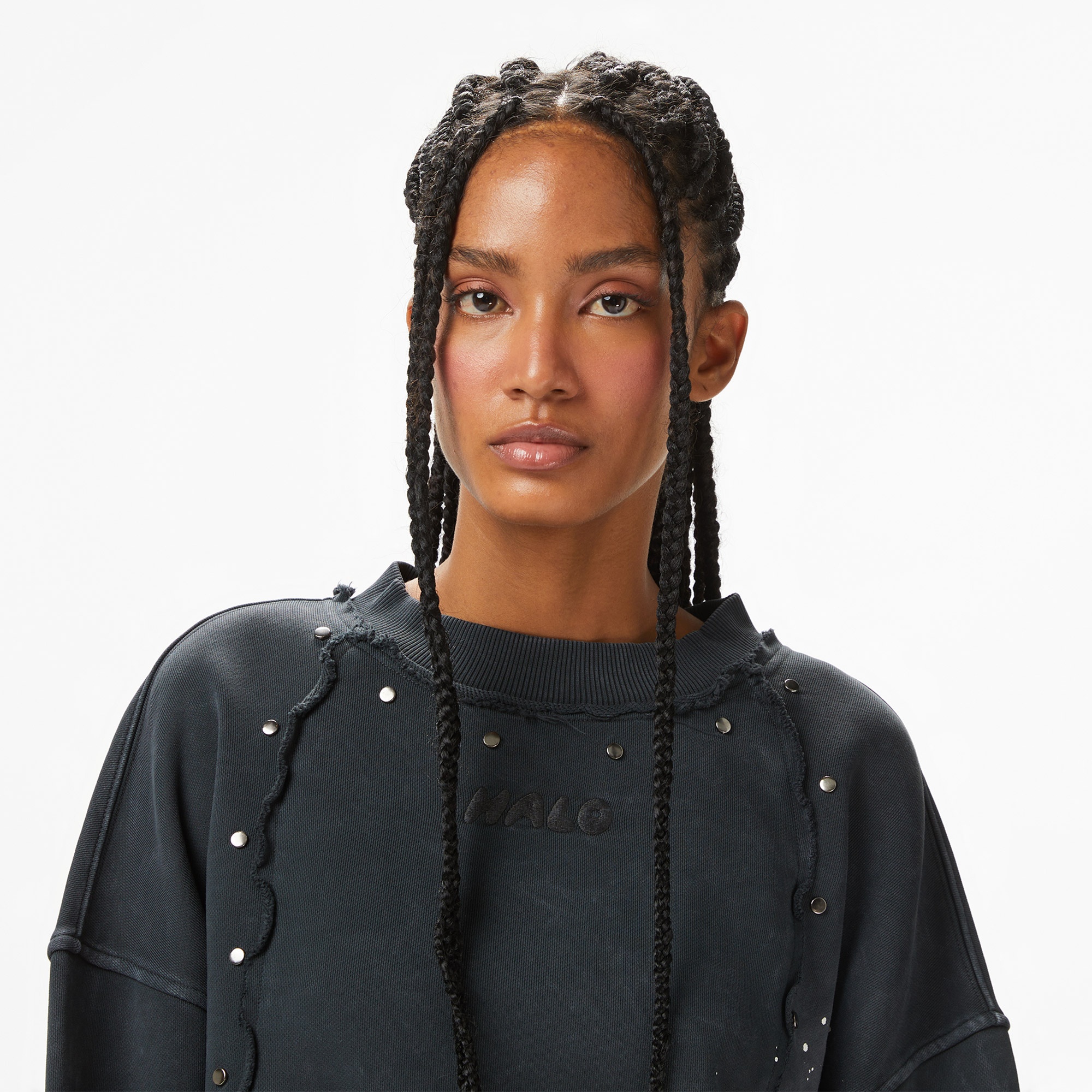 Les Benjamins Essentials 301 Kadın Siyah Sweatshirt