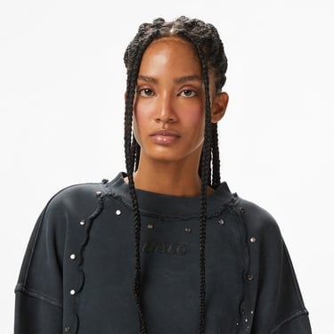  Les Benjamins Essentials 301 Kadın Siyah Sweatshirt