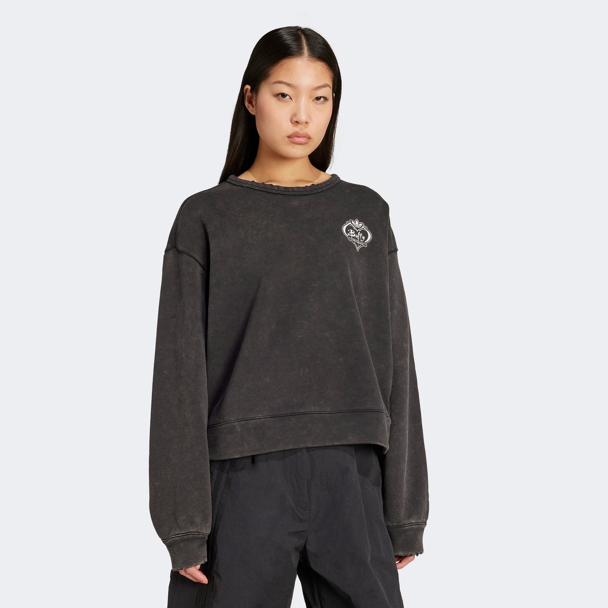 adidas Buffy Cre Kadın Siyah Sweatshirt