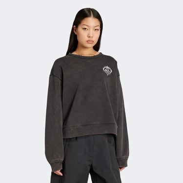 adidas Buffy Cre Kadın Siyah Sweatshirt