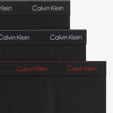  Calvin Klein 3'Lü Relaxed Fit Erkek Siyah Boxer