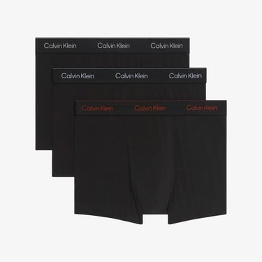  Calvin Klein 3'Lü Relaxed Fit Erkek Siyah Boxer