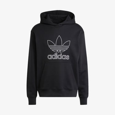  adidas Adicolor Outline Trefoil Erkek Siyah Sweatshirt