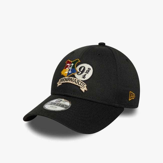  New Era Harry Potter Hogwarts Warner Brothers 9Forty Çocuk Siyah Şapka