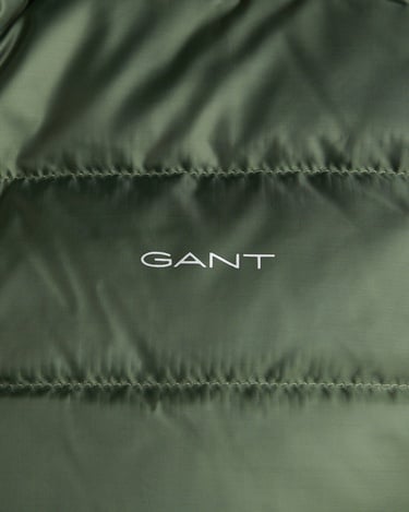  GANT Erkek Yeşil Regular Fit Dik Yaka Kaz Tüyü Yelek