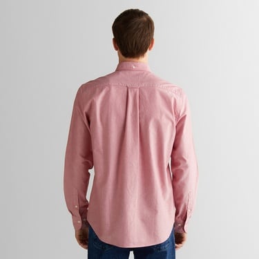  GANT Erkek Kırmızı Regular Fit Düğmeli Yaka Gömlek