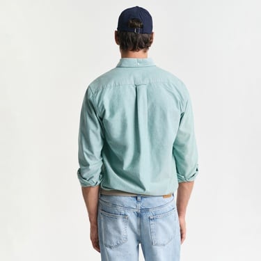  GANT Erkek Yeşil Regular Fit Düğmeli Yaka Gömlek