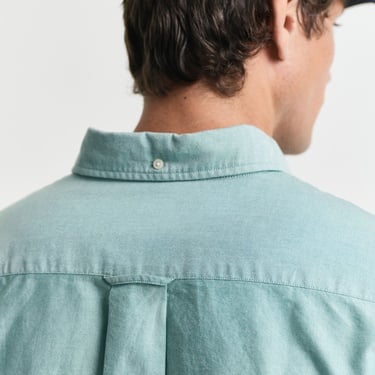  GANT Erkek Yeşil Regular Fit Düğmeli Yaka Gömlek
