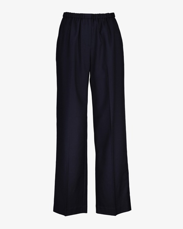  GANT Kadın Lacivert Relaxed Fit Yün Pantolon