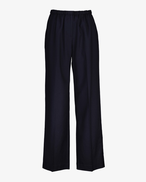  GANT Kadın Lacivert Relaxed Fit Yün Pantolon