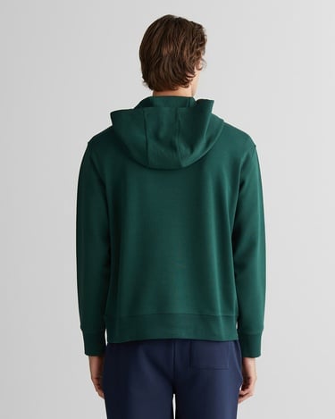  GANT Erkek Yeşil Relaxed Fit Kapüşonlu Sweatshirt