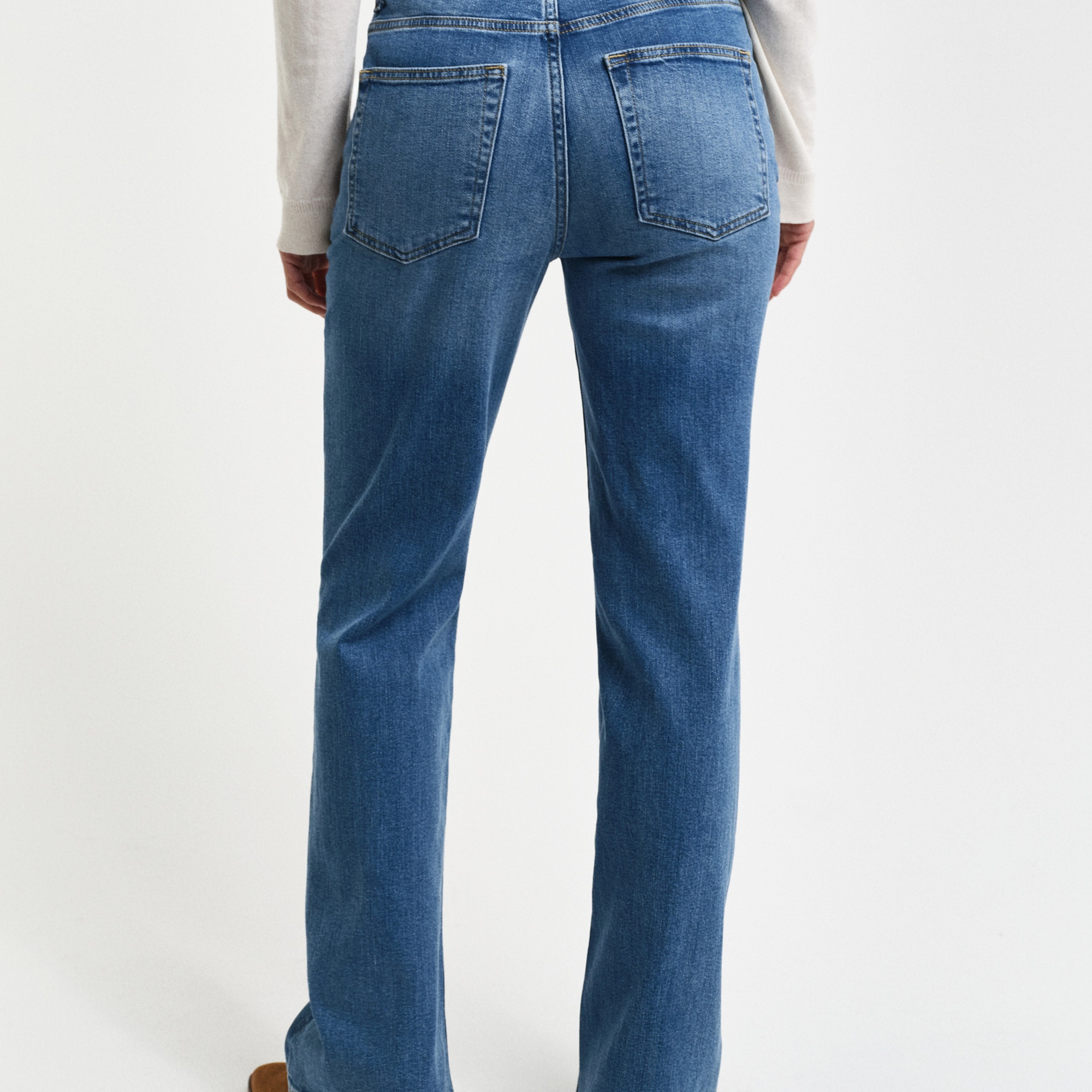 GANT Kadın Mavi Slim Fit Flare Jean