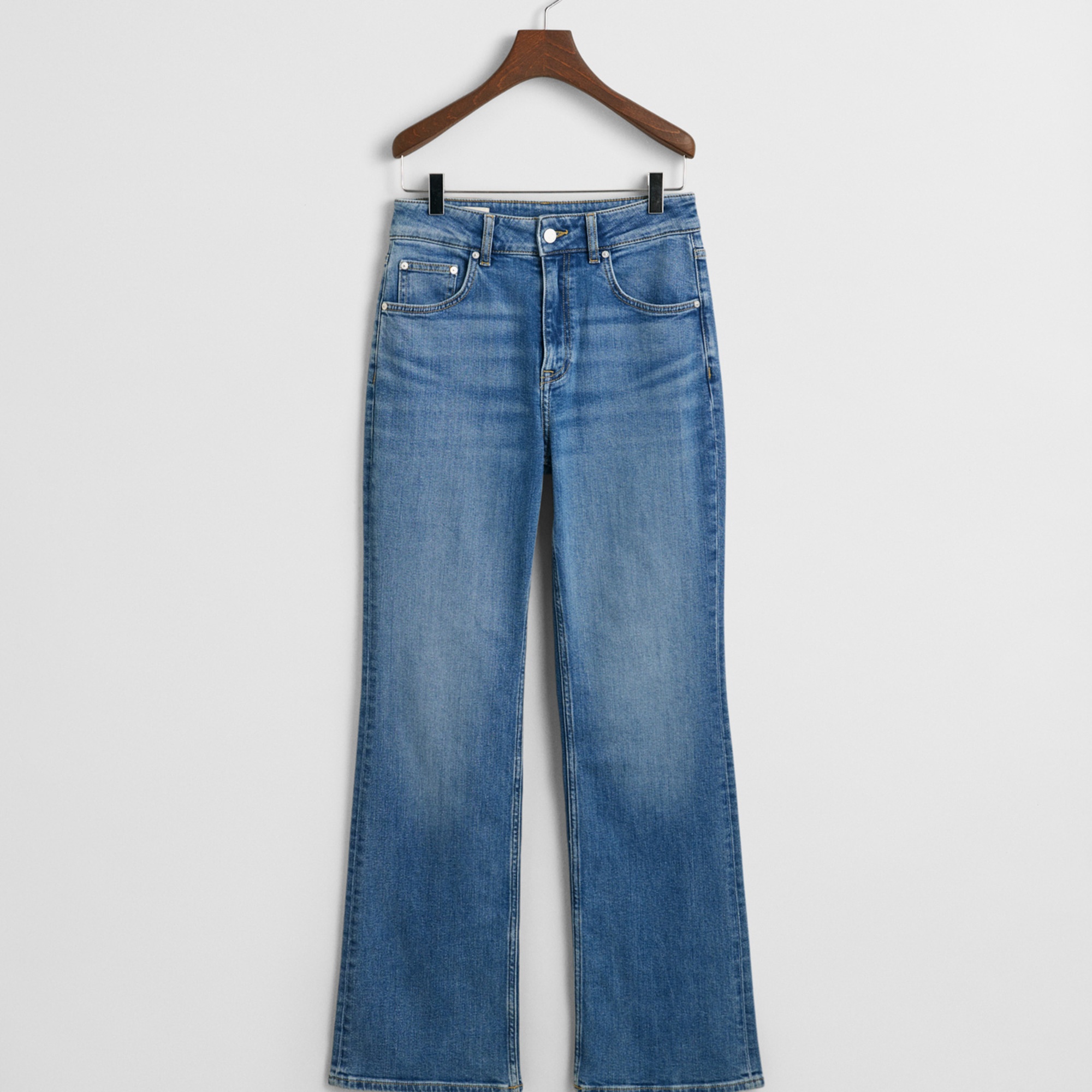 GANT Kadın Mavi Slim Fit Flare Jean