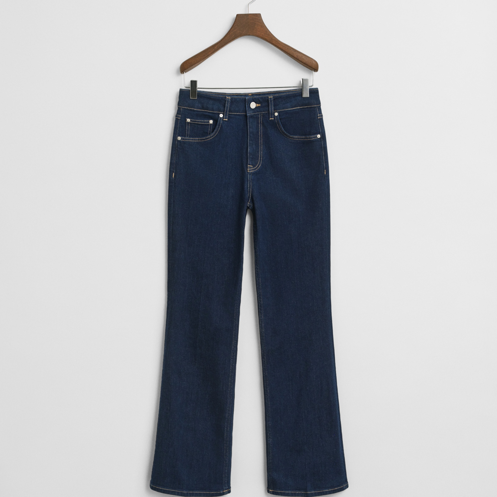 GANT Kadın Lacivert Slim Fit Flare Jean