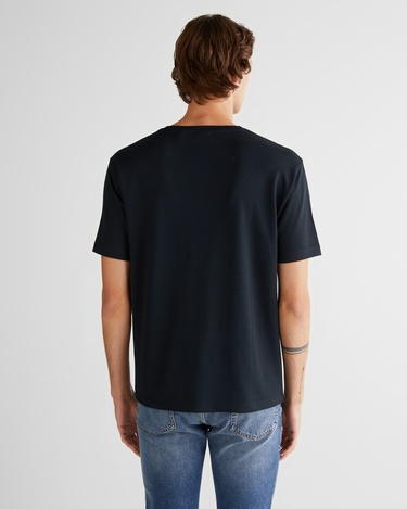  GANT Erkek Siyah Bisiklet Yaka T-Shirt