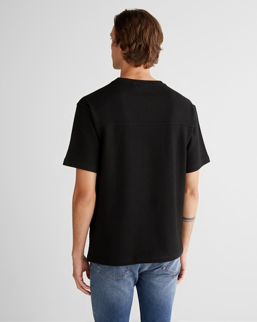  GANT Erkek Siyah Relaxed Fit T-Shirt