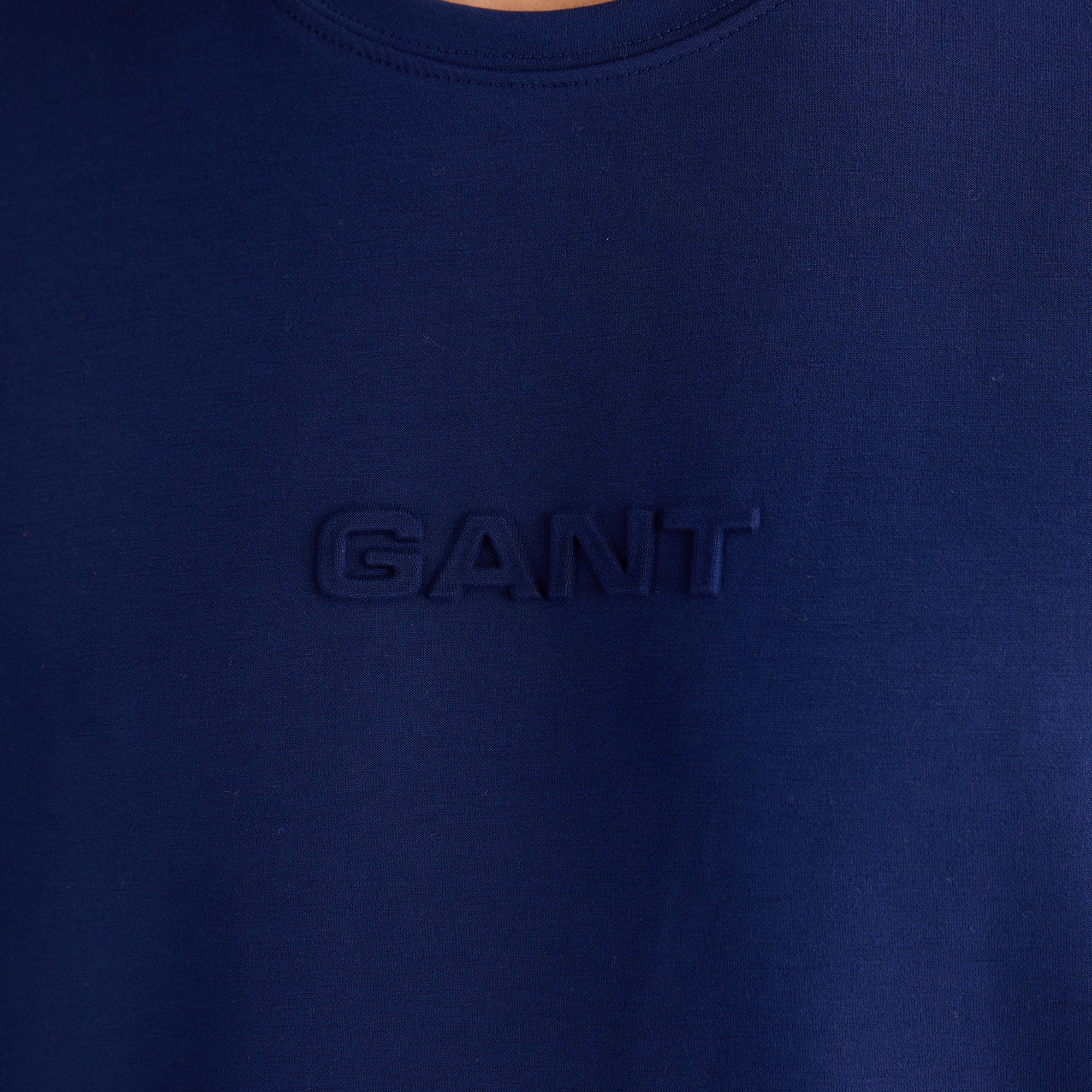 GANT Erkek Mavi Relaxed Fit T-Shirt